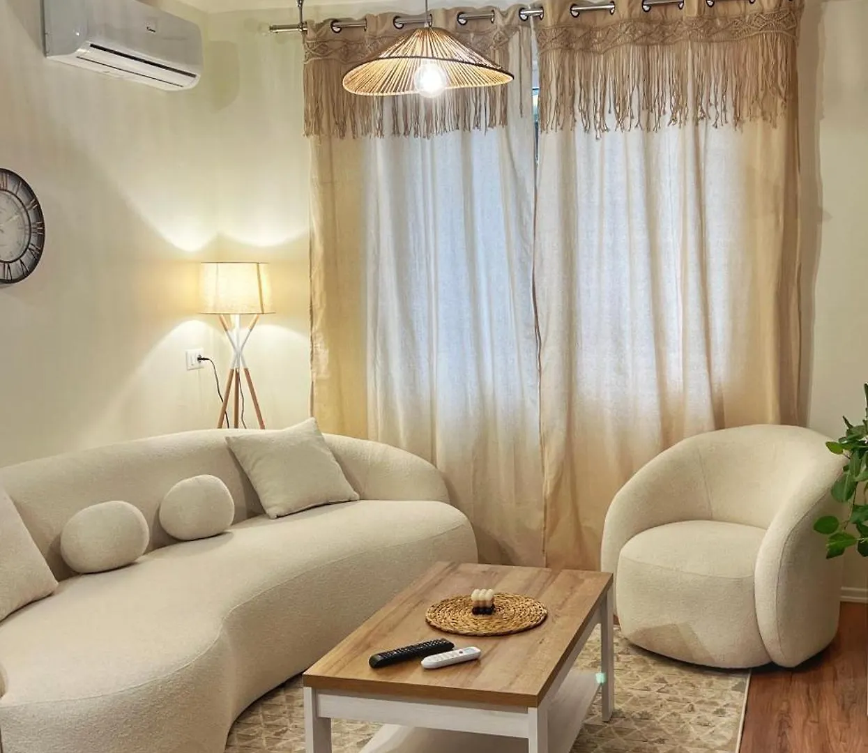 Boho Cane Apartment Tirana