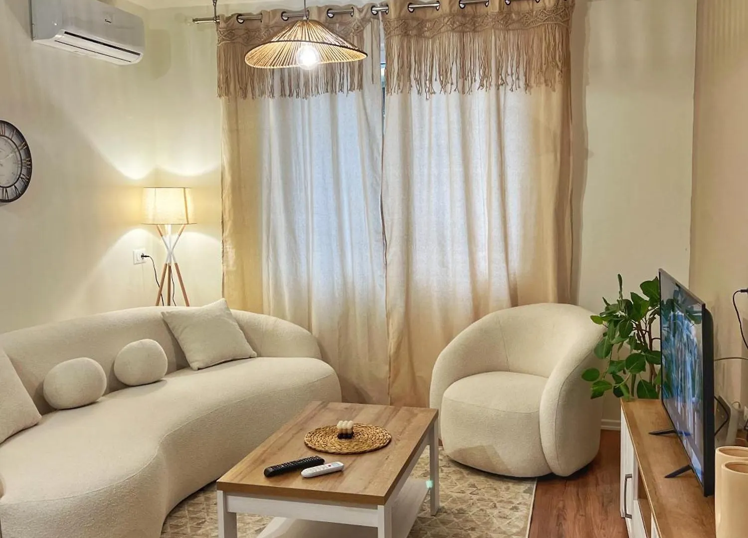 Boho Cane Apartment Tirana